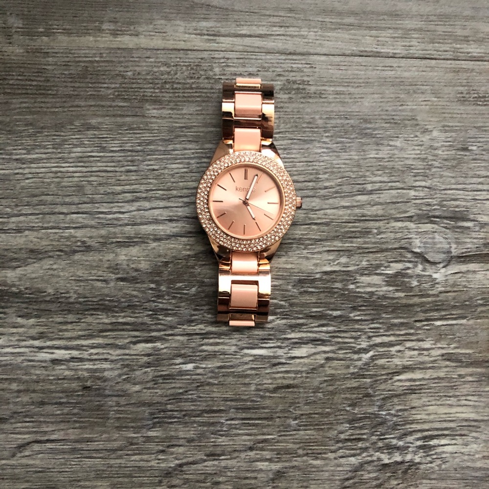Rose gold watch
